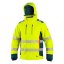 Reflexná bunda Canis CXS BEDFORD WINTER zimná softshell žlto-petrolejová