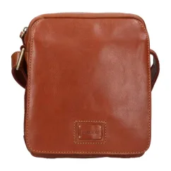 Kožená taška cez plece Lagen BLC-24-2776 koňaková