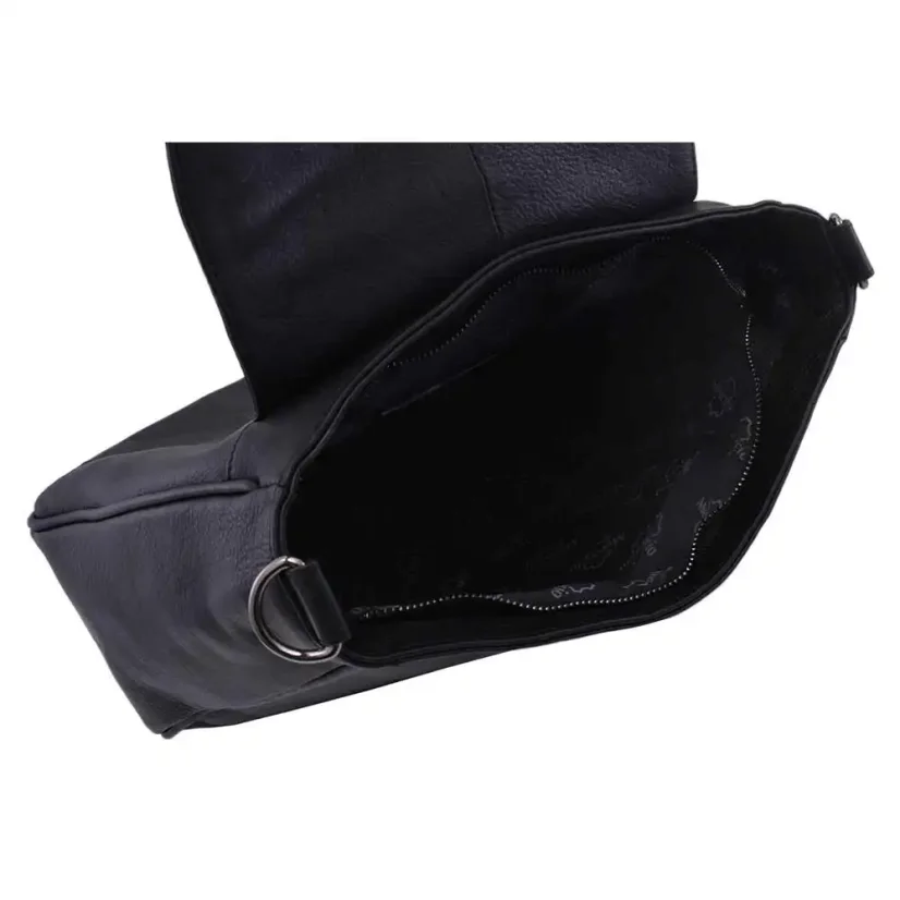 Dámska kožená kabelka Mercucio 250705 čierna