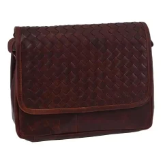 Dámska kožená kabelka Mercucio 390220 koňaková