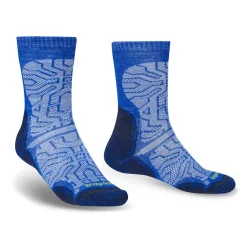 Pánske ponožky Bridgedale Hike UL T2 MP Crew royal blue