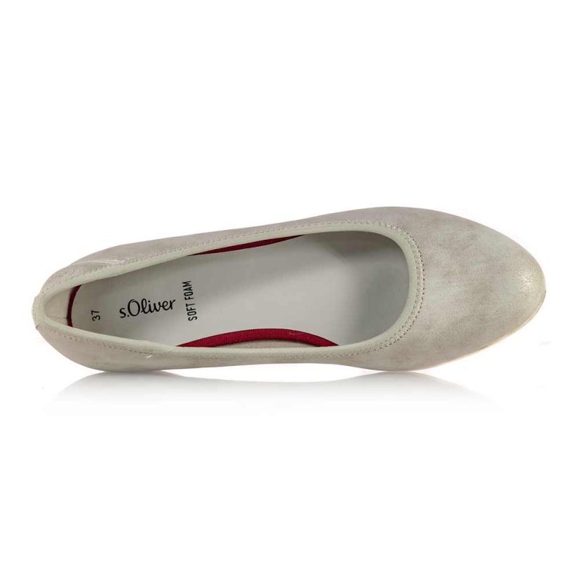 Dámske béžové lodičky s.Oliver 5-22302-41 400 beige