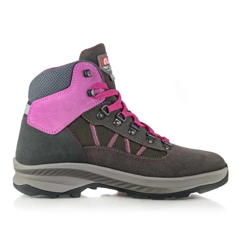 Dámska turistická obuv Olang Cortina Tex 904 fuxia-burgundy