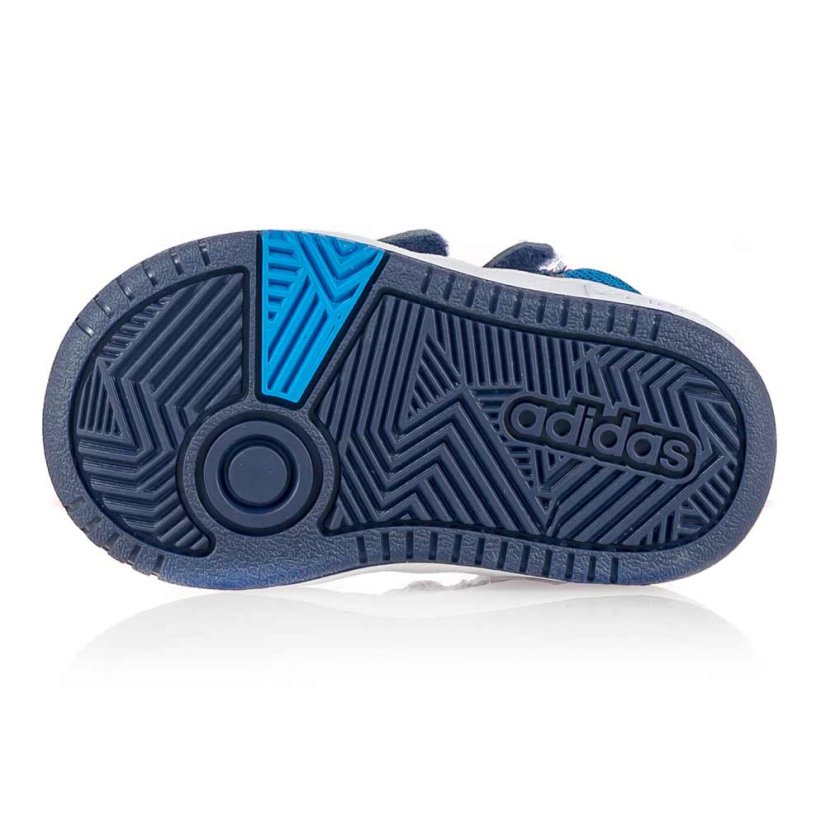 Detské modré tenisky Adidas Hoops Mid 3.0 AC I GW0406