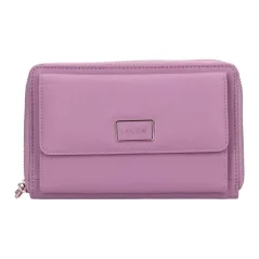 Dámska kožená kabelka Lagen BLC-5425-522 fialová