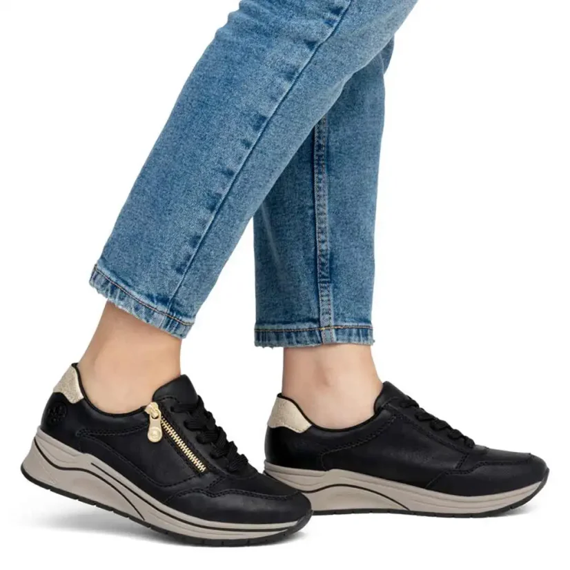 Dámske tenisky Rieker N9501-00 čierne