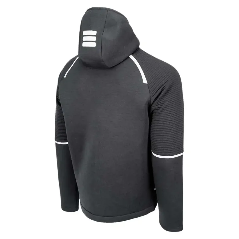 Cerva L-SURE CRAIG čierna mikina s kapucňou